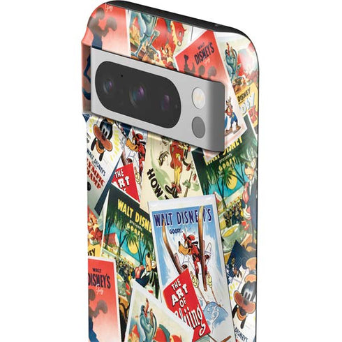 Disney Friends Retro Goofy Stamps Art Google Pixel 8 Pro Impact Case
